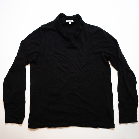 GAP Luxe Extra Slim Fit Shawl Sweater - Picture 1 of 3